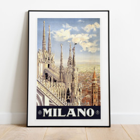 Milano Vintage Poster
