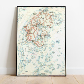 Runmarö Historisk Karta