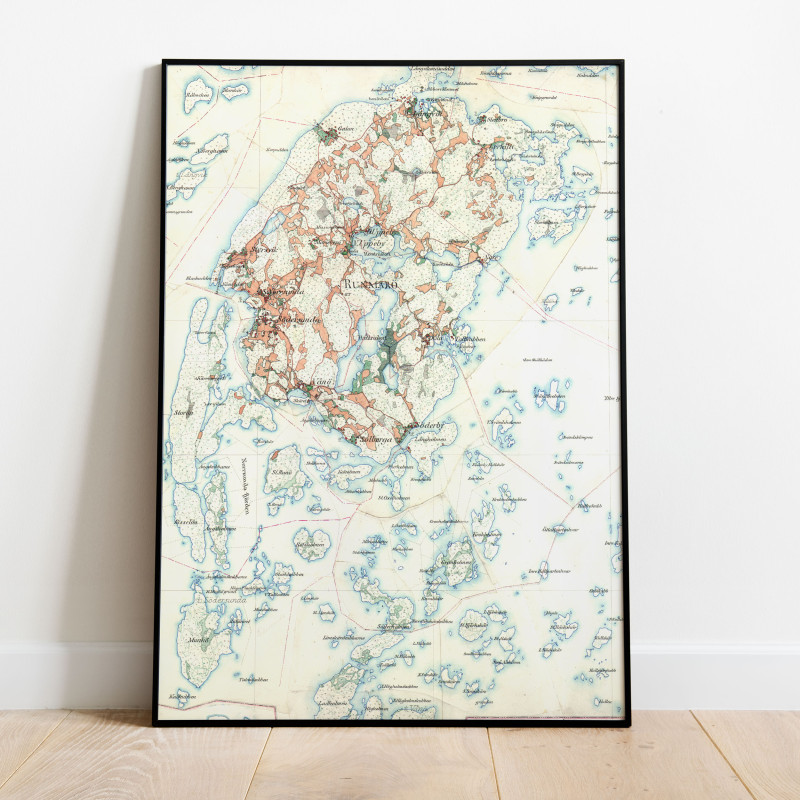 Runmarö Historisk Karta