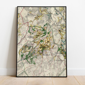 Kyrkhult Halland Historisk Karta 1919-25