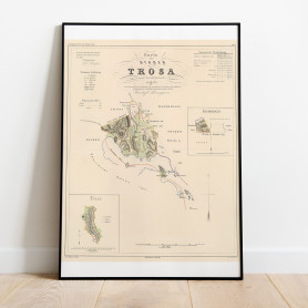 Trosa Historisk Karta 1857