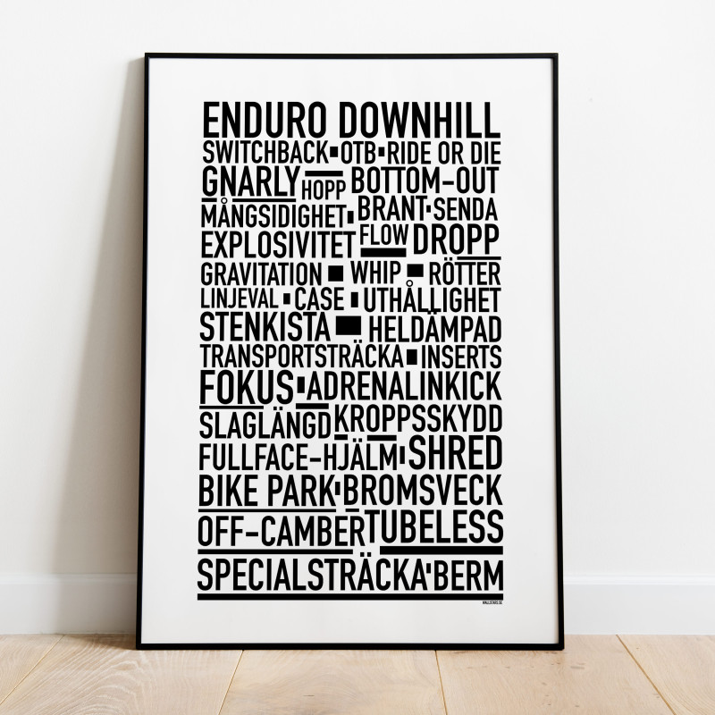 Enduro Downhill Poster