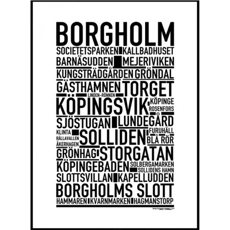 Borgholm Poster