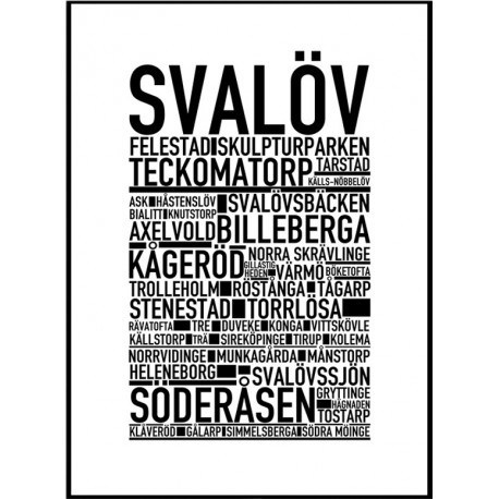 Svalöv Poster