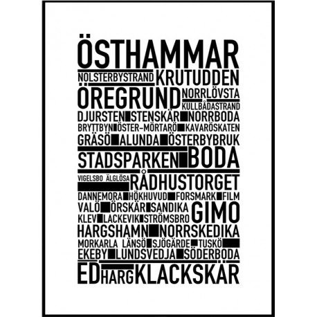 Östhammar Poster