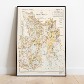 Grums Härad Historisk Karta 1887