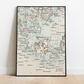 Hasslö Historisk Karta 1870