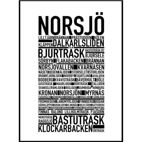 Norsjö Poster