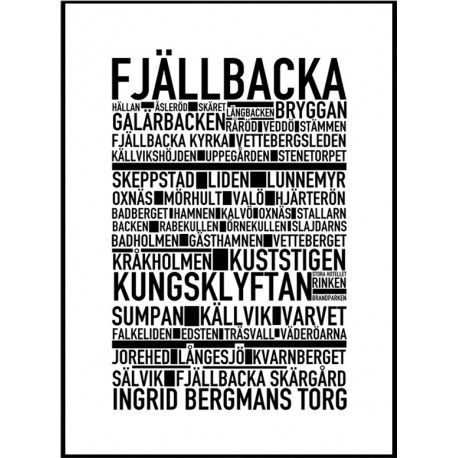 Fjällbacka Poster