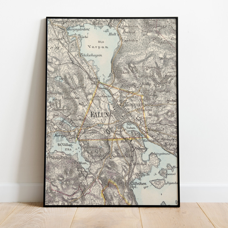 Falun V2 Historisk Karta 1899