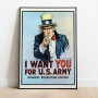 I Want You! US Army Vintage