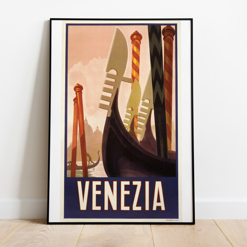 Venedig Venezia 1920 Vintage Poster