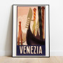 Venedig Venezia 1920 Vintage Poster