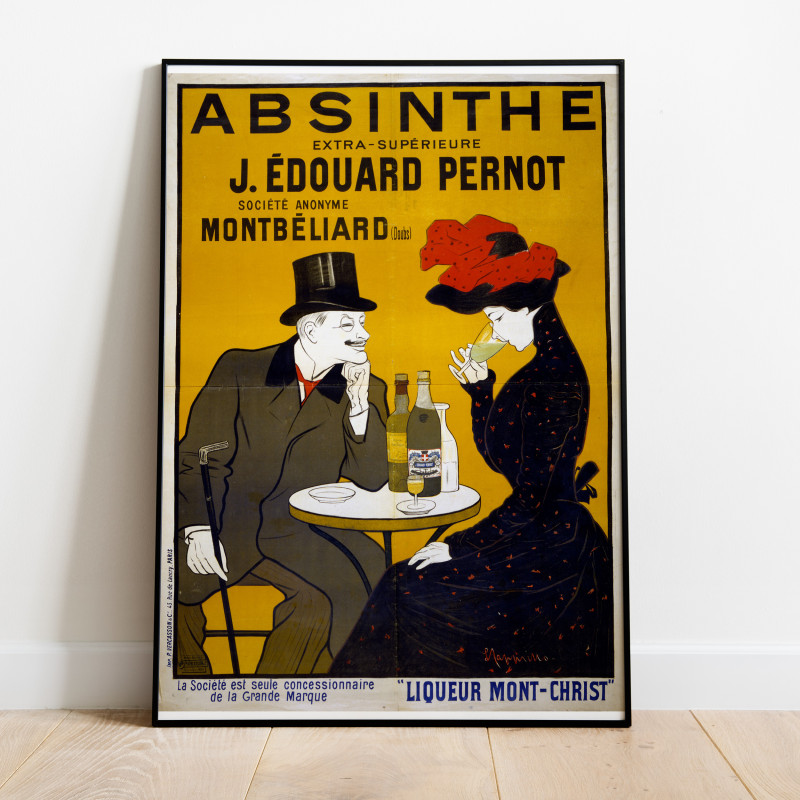 Absinte Montbeliard 1900 Vintage Poster