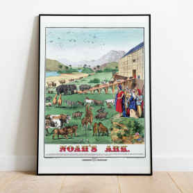 Noaks Ark 1882 Vintage Poster