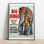 Big Bingo Elefant 1916 Vintage Poster