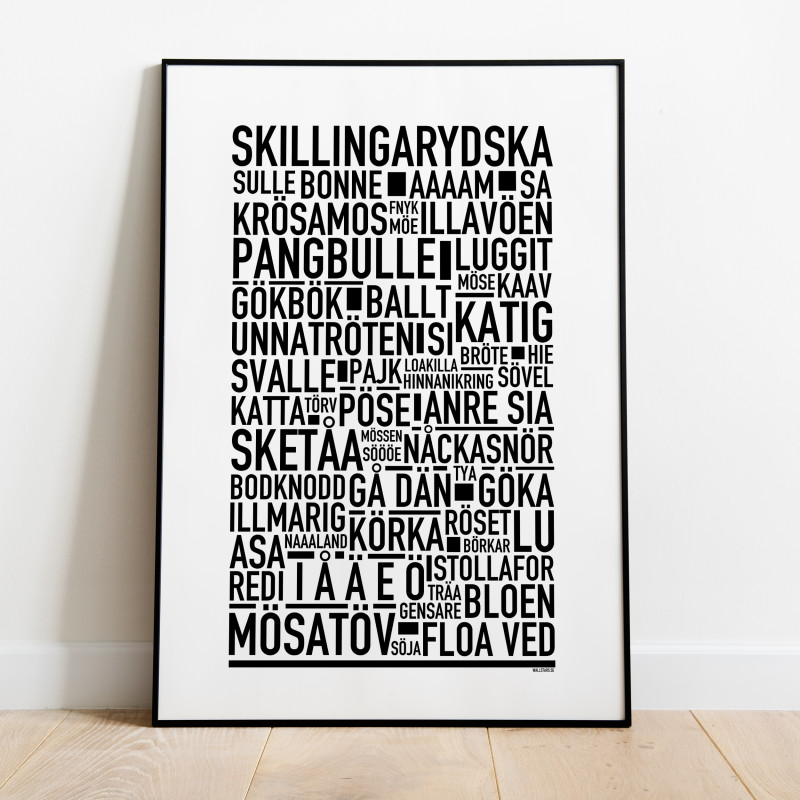 Skillingarydska Poster