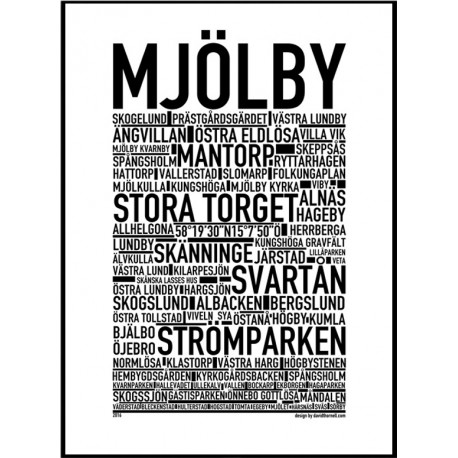 Mjölby Poster