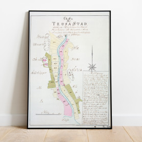 Trosa Historisk Karta 1798
