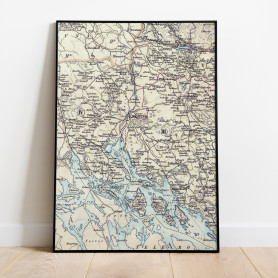 Enköping Historisk Karta 1850