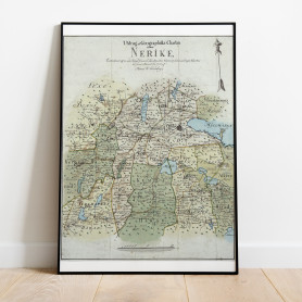 Nerike Närke Historisk Karta 1774