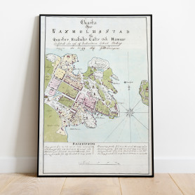 Vaxholm Historisk Karta 1799