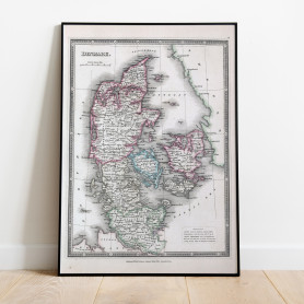 Danmark Historisk Kart 1839
