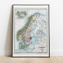 Skandinavien Historisk Karta 1250