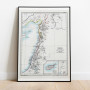 Syrien Syria 1291 Historisk Karta
