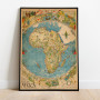 Afrika Africa 1925 Historisk Karta