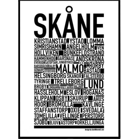 Skåne Poster