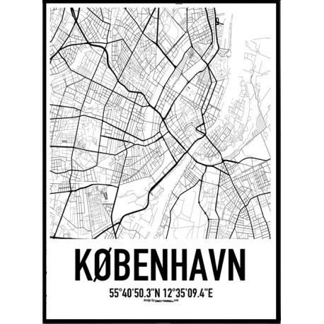 Köpenhamn Karta