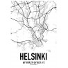 Helsingfors Karta Poster