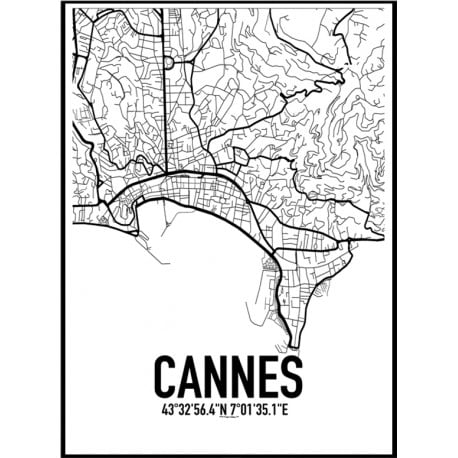 Cannes Karta Poster