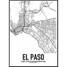El Paso Karta Poster