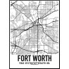 Fort Worth Karta