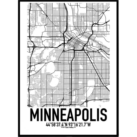 Minneapolis Karta