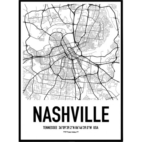 Nashville Karta 