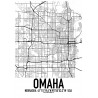 Omaha Karta Poster