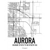 Aurora Karta Poster