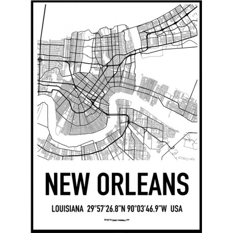 New Orleans Karta