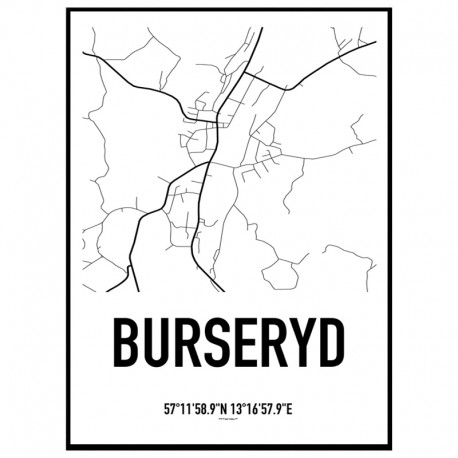 Burseryd Karta Poster