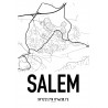 Salem Karta Poster