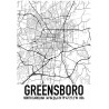 Greensboro Karta 